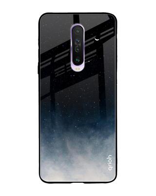 Shop Qrioh Poco X2 Black Aura Glass Case-Front