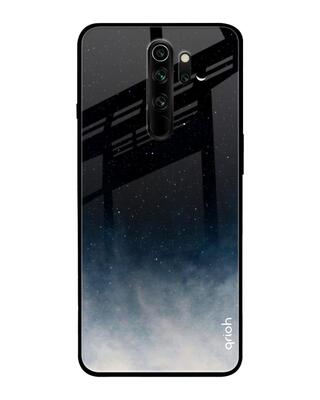 Shop Qrioh Xiaomi Redmi Note 8 Pro Black Aura Glass Case-Front