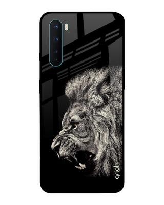 Shop Qrioh Brave Lion Glass case for OnePlus Nord-Front