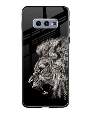 Shop Qrioh Brave Lion Glass case for Samsung Galaxy S10E-Front