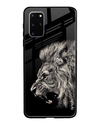 Shop Qrioh Brave Lion Glass case for Samsung Galaxy S20 Plus-Front