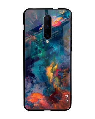 Shop Qrioh OnePlus 7 Pro Cloudburst Glass Case-Front