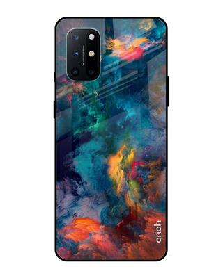 Shop Qrioh Cloudburst Glass Case for OnePlus 8T-Front