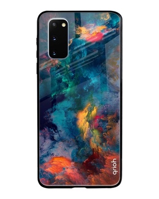 Qrioh Cloudburst Glass Case for Samsung Galaxy S20