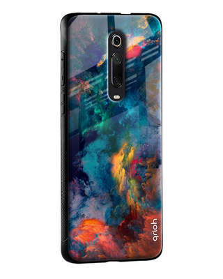 Shop Qrioh Xiaomi Redmi Note 7S Cloudburst Glass Case-Front