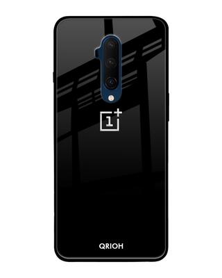 Shop Qrioh OnePlus 7T Pro Jet Black Glass Case-Front