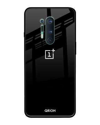 Shop Qrioh OnePlus 8 Pro Jet Black Glass Case-Front