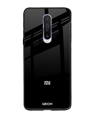 Shop Qrioh Poco X2 Jet Black Glass Case-Front