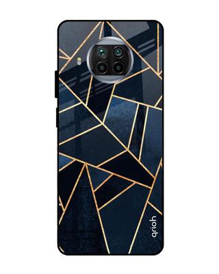 Shop Qrioh Abstract Tiles Glass Case for Mi 10i 5G-Front