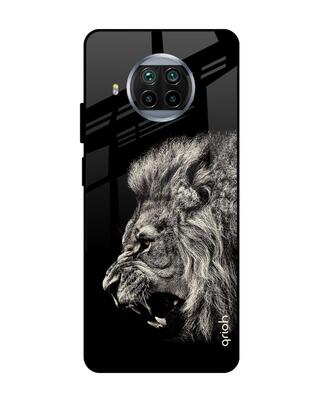 Shop Qrioh Brave Lion Glass Case for Mi 10i 5G-Front