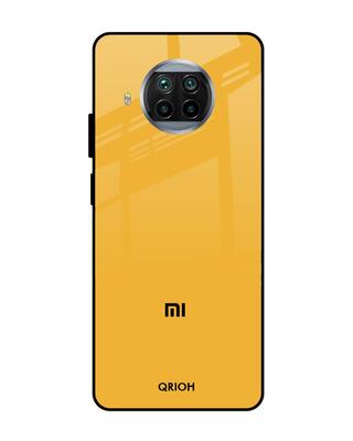 Shop Qrioh Fluorescent Yellow Glass Case for Mi 10i 5G-Front