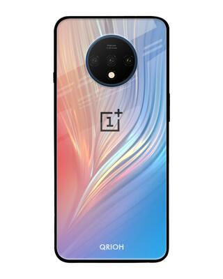 Shop Qrioh Mystic Aurora Glass Case for OnePlus 7T-Front