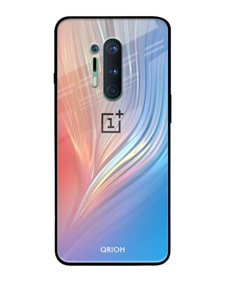 Shop Qrioh OnePlus 8 Pro Mystic Aurora Glass Case-Front