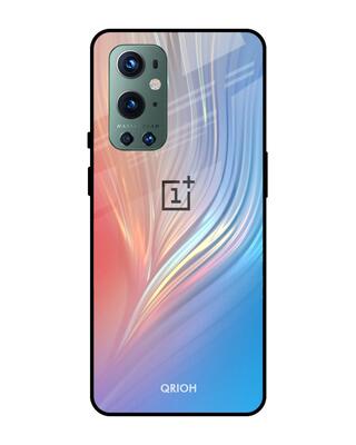 Shop Qrioh OnePlus 9 Pro Mystic Aurora Glass Case-Front