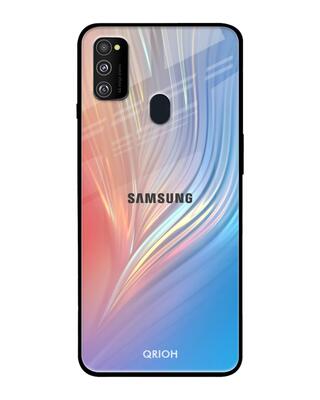 Shop Qrioh Samsung Galaxy M30s Mystic Aurora Glass Case-Front