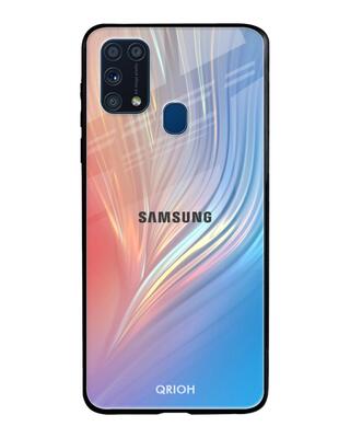 Shop Qrioh Samsung Galaxy M31 Mystic Aurora Glass Case-Front