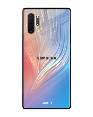 Shop Qrioh Mystic Aurora Glass Case for Samsung Galaxy Note 10 Plus-Front