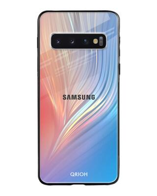 Shop Qrioh Mystic Aurora Glass Case for Samsung Galaxy S10-Front