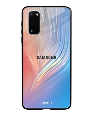 Shop Qrioh Mystic Aurora Glass Case for Samsung Galaxy S20-Front