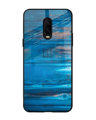 Shop Qrioh OnePlus 6T Patina Finish Glass Case-Front
