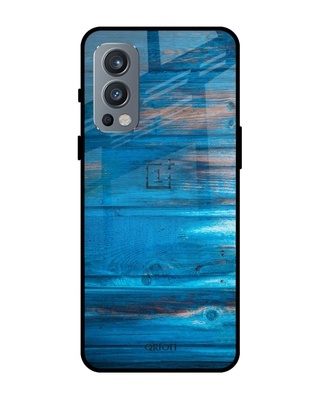 Shop Qrioh Patina Finish Glass case for OnePlus Nord 2-Front