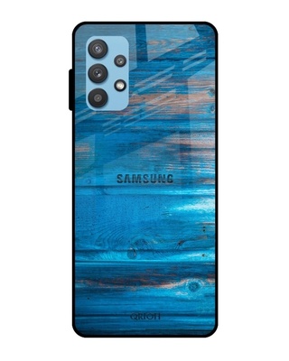 Shop Qrioh Patina Finish Glass case for Samsung Galaxy A72-Front
