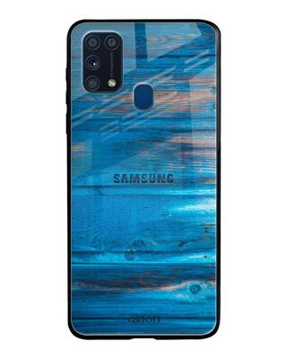 Shop Qrioh Patina Finish Glass case for Samsung Galaxy M31 Prime-Front