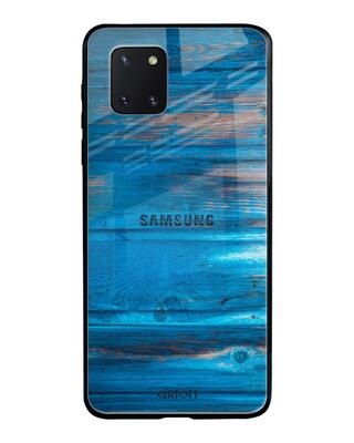 Shop Qrioh Patina Finish Glass case for Samsung Galaxy Note 10 lite-Front