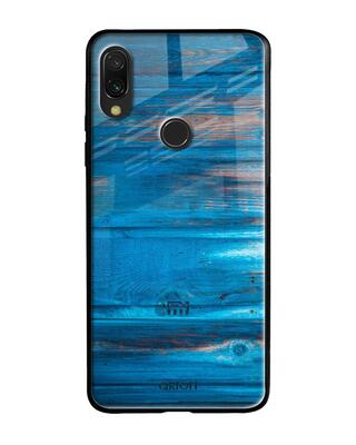Shop Qrioh Xiaomi Redmi Note 7S Patina Finish Glass Case-Front