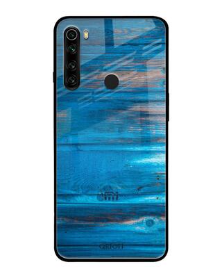 Shop Qrioh Xiaomi Redmi Note 8 Patina Finish Glass case-Front