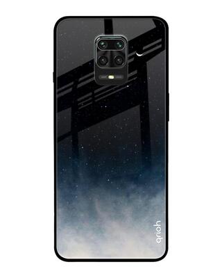 Shop Qrioh Black Aura Glass Case for Poco M2 Pro-Front