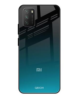 Shop Qrioh Ultramarine Glass Case for Poco M3-Front
