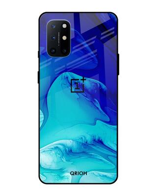 Shop Qrioh Raging Tides Glass Case for OnePlus 8T-Front