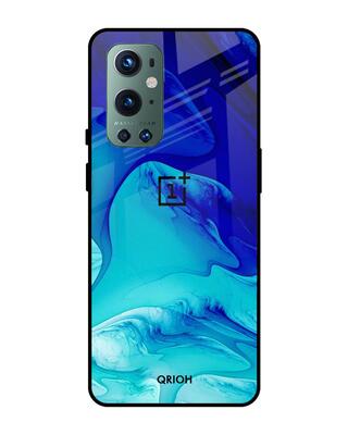 Shop Qrioh OnePlus 9 Pro Raging Tides Glass Case-Front