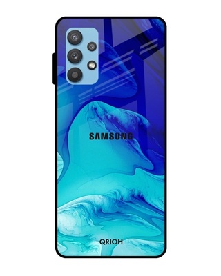 Shop Qrioh Raging Tides Glass Case for Samsung Galaxy A72-Front