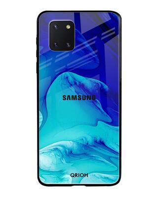 Shop Qrioh Raging Tides Glass Case for Samsung Galaxy Note 10 lite-Front