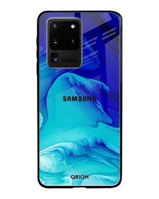 Shop Qrioh Raging Tides Glass Case for Samsung Galaxy S20 Ultra-Front