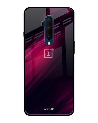 Shop Qrioh OnePlus 7T Pro Razor Black Glass Case-Front