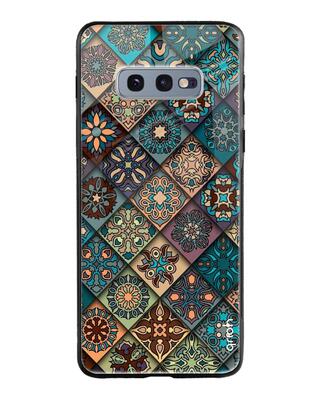 Shop Qrioh Retro Art Glass case for Samsung Galaxy S10E-Front