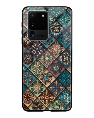 Shop Qrioh Retro Art Glass case for Samsung Galaxy S20 Ultra-Front