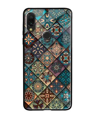 Shop Qrioh Xiaomi Redmi Note 7 Pro Retro Art Glass Case-Front