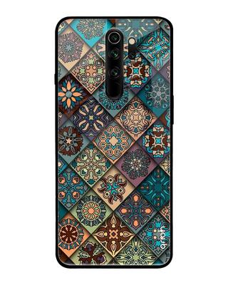 Shop Qrioh Xiaomi Redmi Note 8 Pro Retro Art Glass case-Front