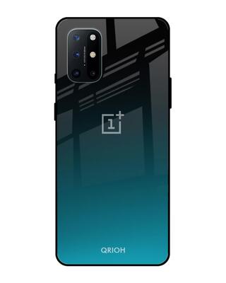 Shop Ultramarine Oneplus 8T Premium Glass Case (Gorilla Glass & Shockproof Anti-Slip Silicone)-Front