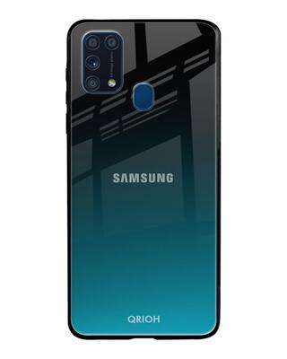 Shop Qrioh Samsung Galaxy M31 Ultramarine Glass Case-Front
