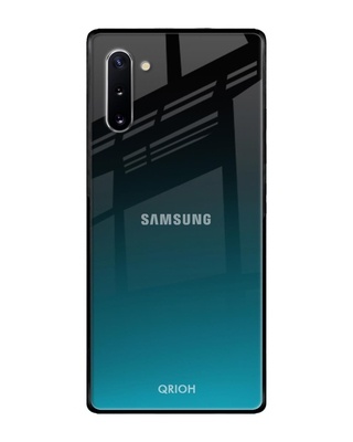 Shop Qrioh Ultramarine Glass Case for Samsung Galaxy Note 10-Front