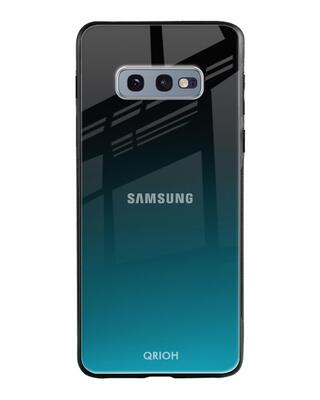 Shop Qrioh Ultramarine Glass Case for Samsung Galaxy S10E-Front