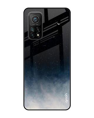 Shop Qrioh Black Aura Glass Case for Xiaomi Mi 10T-Front