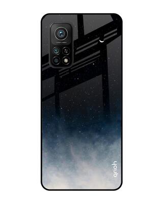 Shop Qrioh Black Aura Glass Case for Xiaomi Mi 10T Pro-Front