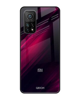 Shop Qrioh Razor Black Glass Case for Xiaomi Mi 10T-Front