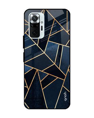 Shop Qrioh Abstract Tiles Glass Case for Xiaomi Redmi Note 10 Pro Max-Front